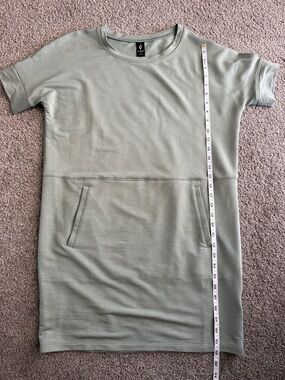 Skechers Sage Green Short Sleeve Mini Dress